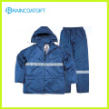 Rainsuit impermeable del PVC del poliéster Rpy-059